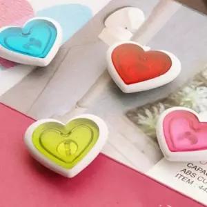 [문구/오피스] 하트 캐릭터자석홀더 5포장 총 20P메모홀더 메모대 클립홀더 포스트 메모꽂이