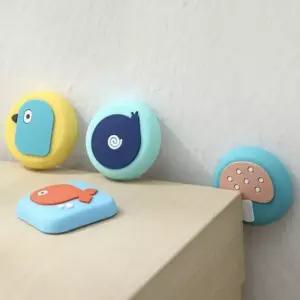 옆집샵 손잡이 보호 패드 방문 충격 흡수 안전 쿠션 4개