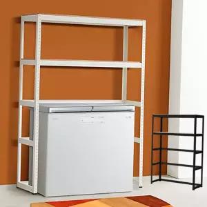 조립식 선반 앵글 무볼트 진열대 철제 김치냉장고 선반 창고 다용도실 베란다 수납장 정리대 다용도 작업실