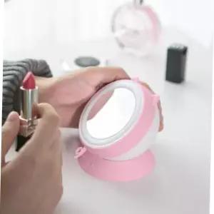 충전손난로 핑크 USB충전 LED거울손난로 충전식손난로
