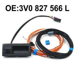 하이라인 가이드 라인이 있는 후방 트렁크 핸들 카메라, 아우디 A4 B9 8W 3V0 827 566 L, 3V0827566L