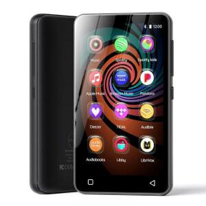 [미국배송] 블루투스 및 WIFI가 지원되는 160GB MP3 플레이어 스포티파이 판도라 아마존 뮤직이 이노오아시스 뮤직 리비 청각 스포티파이 (블랙)가 4인치 터치스크린 안드로이드 MP4 플레이어