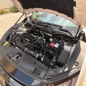 Honda Civic FC FK MK10 2015-2022 용 1 세트 가스 스트럿츠 프론트 후드 보닛 수정 리프트 지원 댐퍼 충격