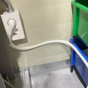 유연한 선정리 전선쫄대 D형 화이트