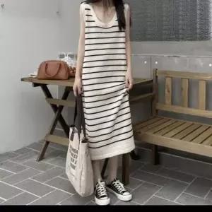 나시 원피스 여름 롱원피스 니트 단가라