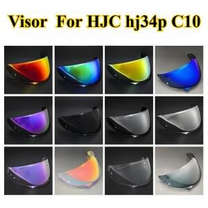 HJC hj34p C10에 한 바이크 오토바이 헬멧 바이저 안티 uv 방진 렌즈 액세서리 선글라스
