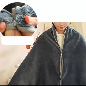 극세사 똑딱이 단추 무릎 어깨 블랑켓 학생 사무실 수면 항공