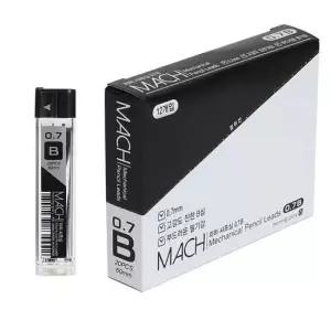 모닝글로리 마하 샤프심 0.7 B (1박스) (12개입)