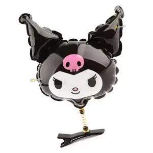 산리오 풍선 집게핀 쿠로미 1P 어린이 캐릭터 머리핀