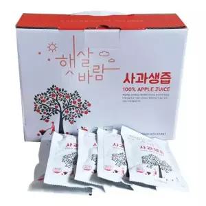 사과즙 햇살바람 사과생즙(사과즙) X 50봉(1박스) 110ml