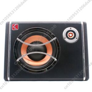 10인치 600W 자동차 서브우퍼 HIFI 슬림 시트 아래 베이스 파워드 카 스피커 앰프 오디오 프로세서