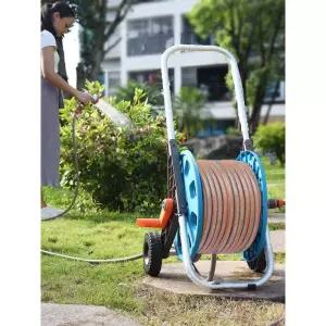 물호스릴 파이프 수도차 마당 세차 휴대용 렉 케이스 정원 보관 농장