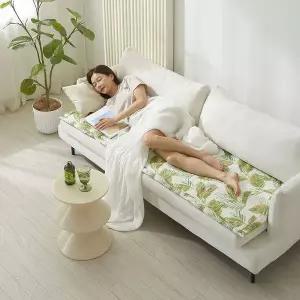 [NS홈쇼핑][르헤브] 아레카 시원한 시어서커 여름 쇼파패드 소파 매트 깔개 커버 3인용..[35808117]