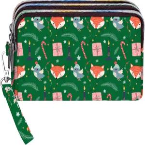 비아오티 대용량 손목시계 지갑 - 여성용 나일론 방수 핸드백 클러치