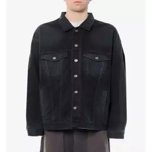 발렌시아가 백 로고 데님 자켓 793892 TNW11 1672