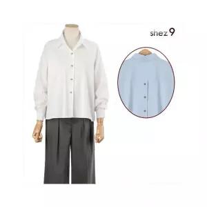 쉬즈나인 쉬즈넘버나인 스틸 버튼 베이직 남방1196809
