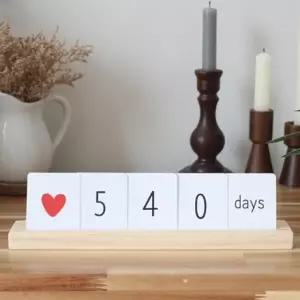 옆집샵 신생아 디데이 달력 아기 성장 캘린더 출산 선물 촬영 소품