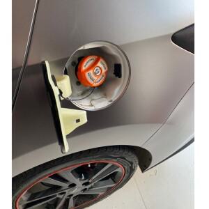 스포츠 레이싱 F1 스타일 투명 연료 탱크 캡, 가스 오일 커버, 현대 엘란트라 아반떼 AD용