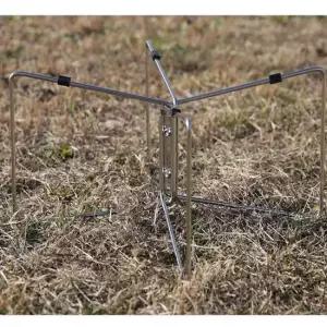 캠핑멀티받침대 스텐 휴대용 멀티 스탠드 1P 접이식 쿨러 난로 받침대 쿨러받침대