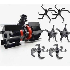 잡초제 쟁기 예초기 경작 부품 토양 1세트 블레이드 벌초 로타리 1쌍 교체날 정원