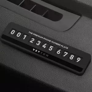 차량 전화 번호판 연락처판 주차 알림판