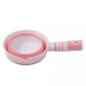 접히는바가지 소프트 폴딩 바가지(핑크) 목욕 휴대용 자루바가지