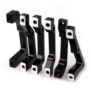 MTB 자전거 디스크 브레이크 캘리퍼 프레임 어댑터 브래킷 전면/후면 포스트/교체 가능, 140 160 180 203mm
