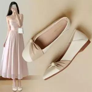 여사친 로퍼 스니커즈 진주 메들리 슈즈 펌프스 쿠셔닝 구두 MN 플랫 OOTD5