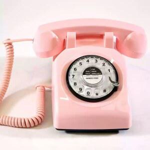 레트로 전화기 다이얼 클래식 올드 소품 옛날 수화기 아날로그 감성