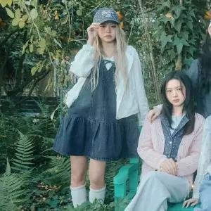 [롯데백화점]써스데이 아일랜드 레이어드 미니 데님 원피스 T262MOP901W