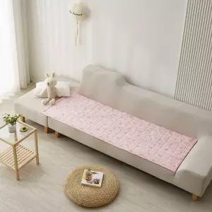 [르헤브] 바니 시원한 시어서커 여름 쇼파패드 소파 매트 깔개 커버 2인용