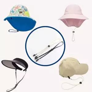 bns 길이조절 모자 끈 달기 모자스트랩 바람 날아감 방지 고정