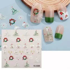 5D 크리스마스 미니 네일 데코 스티커
