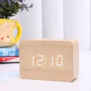 우드 LED 엔틱 알람 탁상시계 인테리어 소품 시계디자인 책상용시계