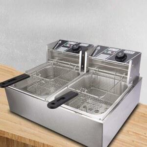 업소용 튀김기 전기 프라이 치킨 튀기기 분식
