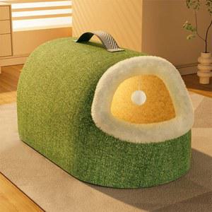 보온 하우스 강아지 동굴집 고양이숨숨집 고양이집 난방 귀여운 반려동물 겨울숨숨집 고양이