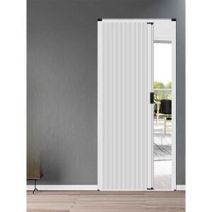 슬라이딩 가벽 도어 레일이없는 레일 옷장 칸막이 접이식 사무실 화이트테두리 간이문 카페