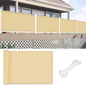 SK 스튜디오 발코니 프라이버시 스크린 펜스 차단 저항 커버 그늘막 방수 자외선 날씨