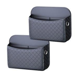 전화, 펜, 열쇠, 선글라스, 송장, 자동차 등록증, 메모장, 카드, USB 데이터 라인용 자동 문, 콘솔, 차량 좌석 간격 채우기 트레이 가방용 PCS 카시트 사이드 수납 포켓 정리함 홀더 2개