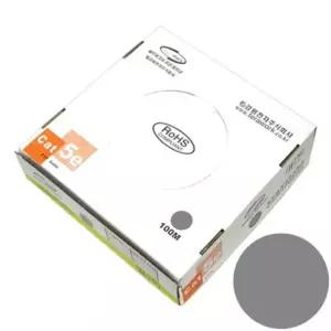 sh) 인터넷선 단선 FTP 빨강 랜선 100m 케이블 CAT.5E NM