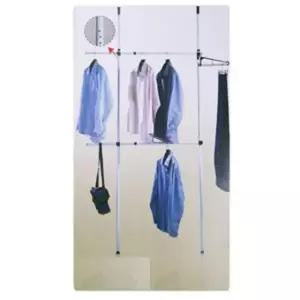 [생활] 옷정리 선반 선반행거 드레스룸 폴행거 옷장 스탠드 행거 2단 폴행거