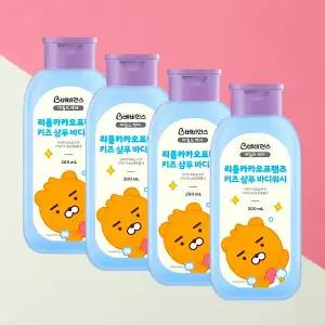 베비언스 리틀카카오프렌즈 샴푸&바디워시 200ml x 4개 / 올인원 워시