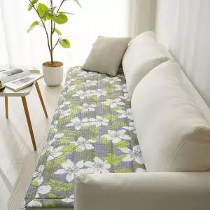 [NS홈쇼핑][르헤브] 플라워 시원한 시어서커 여름 쇼파패드 소파 매트 깔개 커버 3인용..[35808157]