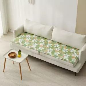 [NS홈쇼핑][르헤브] 플라워 시원한 시어서커 여름 쇼파패드 소파 매트 깔개 커버 2인용..[35808158]