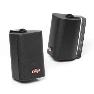 BOSS 오디오 시스템 MR4.3B 한 쌍당 200와트, 4인치, 풀레인지, 3방향 방수 해상 스피커 쌍 판매
