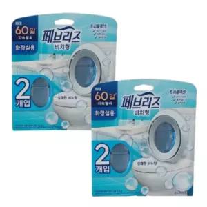 페브리즈 화장실용 비치형 상쾌한 비누향 6.3ml 4개