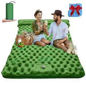 SYPEPJI 더블 배낭여행 야외 캠핑 자체 팽창 매트리스 위한 패드 여행을 슬리핑 패드