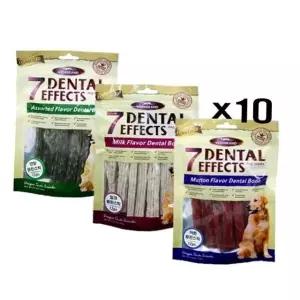 베게본 7Day 팝핀스틱 덴탈껌 치석간식 12PX10개 애견