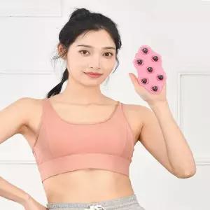 [에이치플러스몰]목 어깨 핸드 미니 안마 용품 구슬 패드 자가마사지