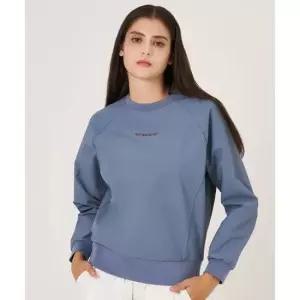 스파이더 SPYDER 여성 웜업 우븐 맨투맨 티셔츠 SPKFCNRL251WBLU 467592